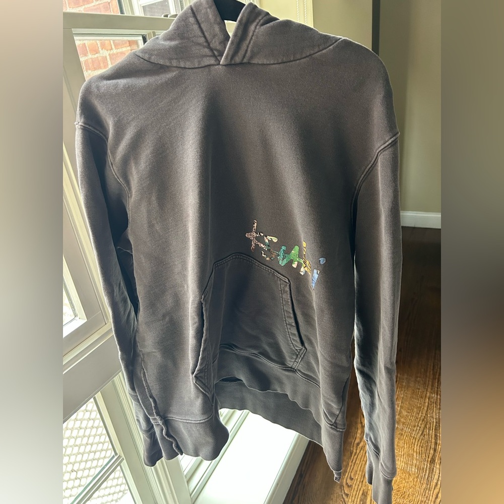 Ksubi Kulture Kash hoodie 
Color: faded black cotton